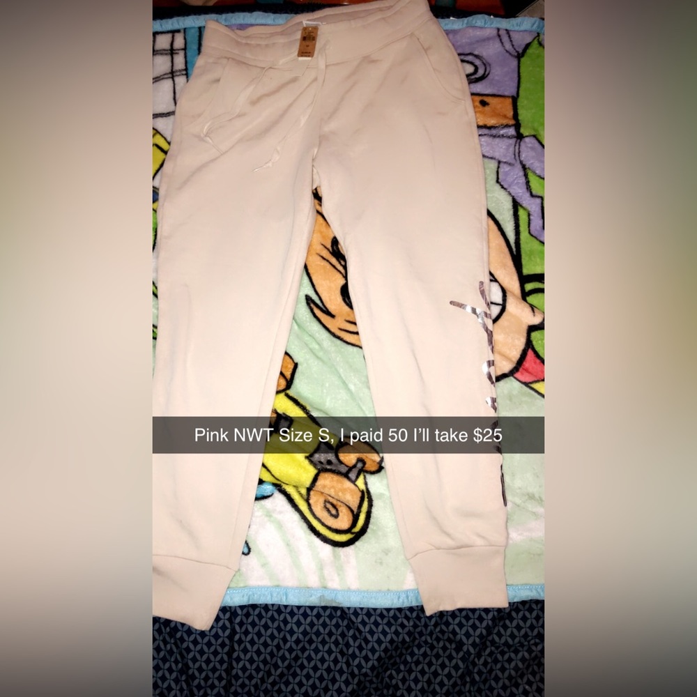 Pink joggers